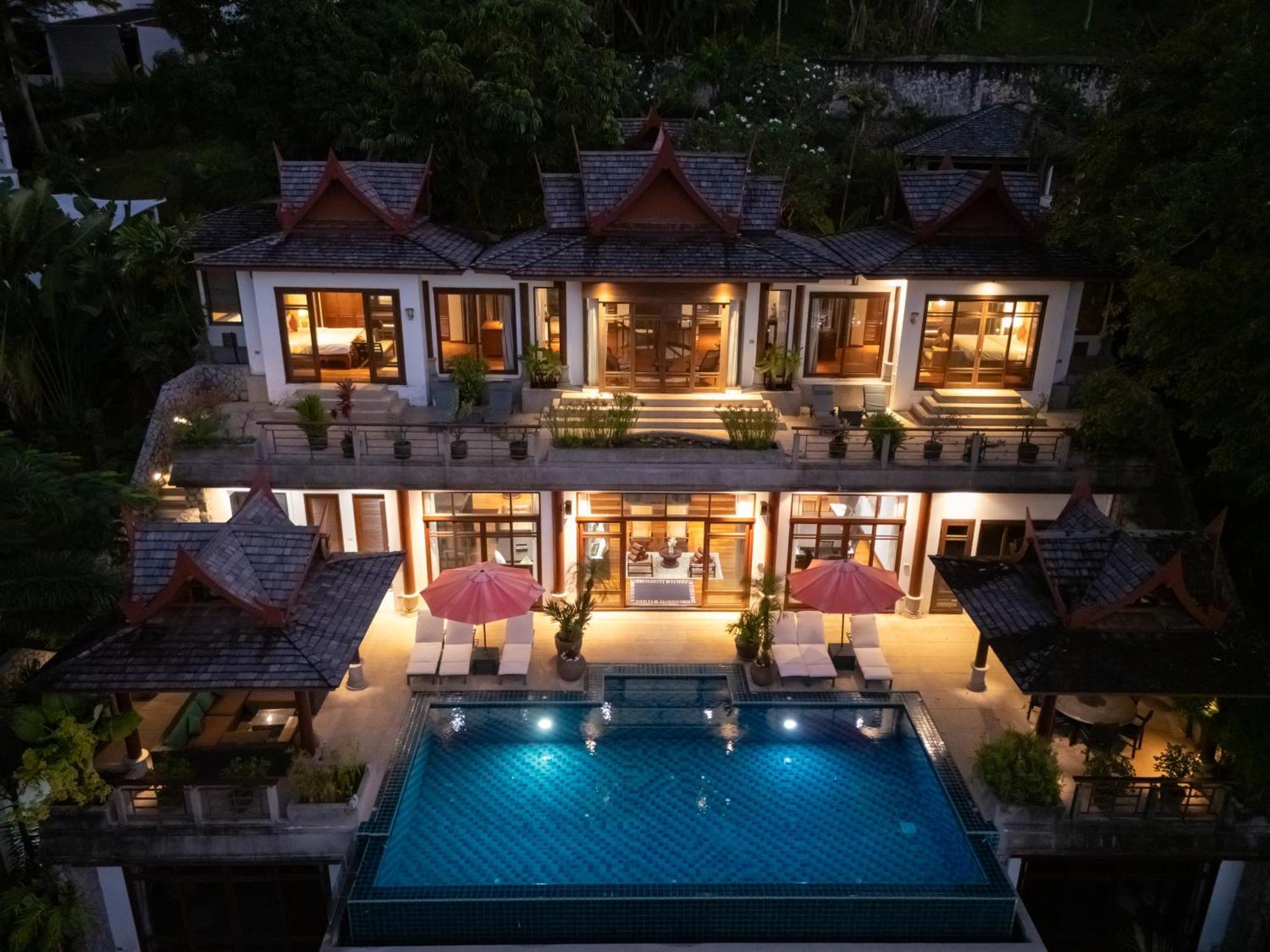 푸껫 Surin Luxurious 6Br Private Swimming Pool Stunning Sunset 빌라 외부 사진